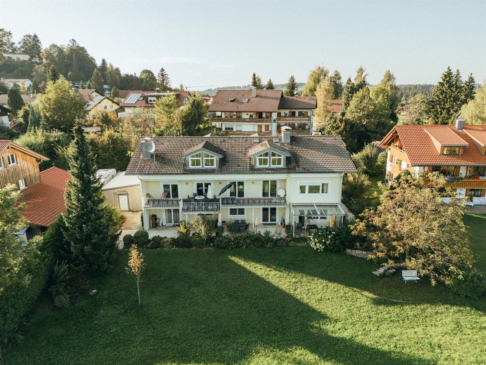 Das Ferienhaus Blümele mit Garten
