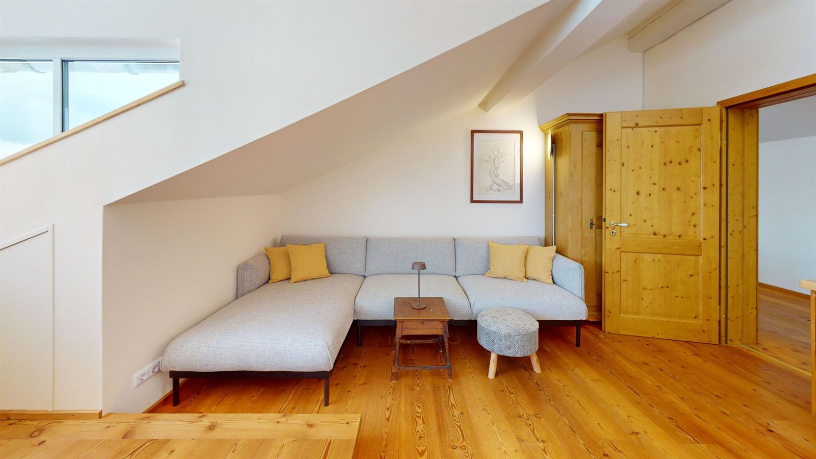 Apartment 2.1 (DG), Apartment mit 1 Schlafzimmer und Balkon für 4 Personen