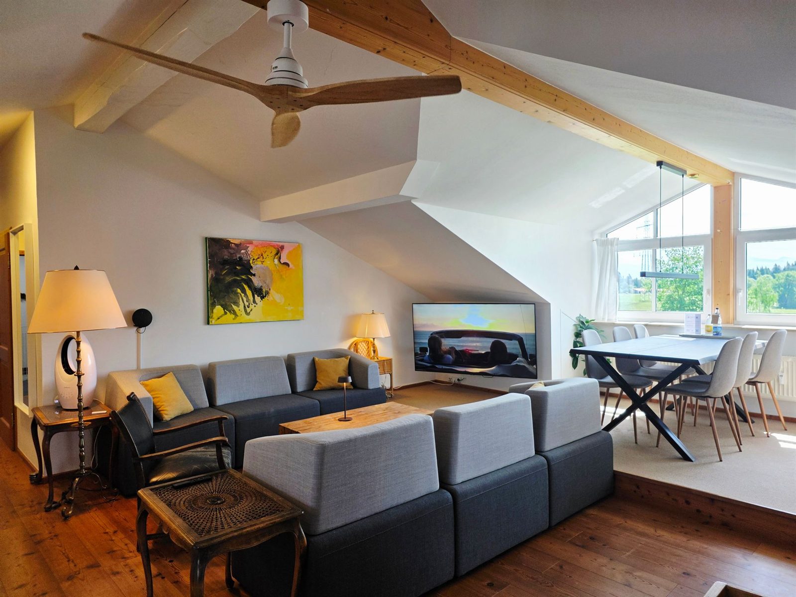 Apartment 2.2 (DG), Apartment mit 2 Schlafzimmern und Balkon für 6 Personen